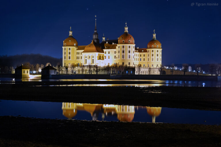 Schloss Moritzburg kurz vor Weihnachten 2020